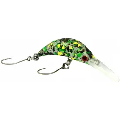 FTM Mega Masu MR 3,5cm 2,0 g UV Camou grün Wobbler| Forellen Wobbler|Wobbler