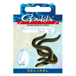 Gamakatsu Aal 75cm 3120N Gr.2 Vorfachhaken| Gebundene Angelhaken