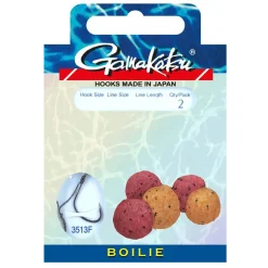 Gamakatsu Boilie 20cm 3513F Gr.4 Vorfachhaken| Karpfen Haken|Karpfen Haken