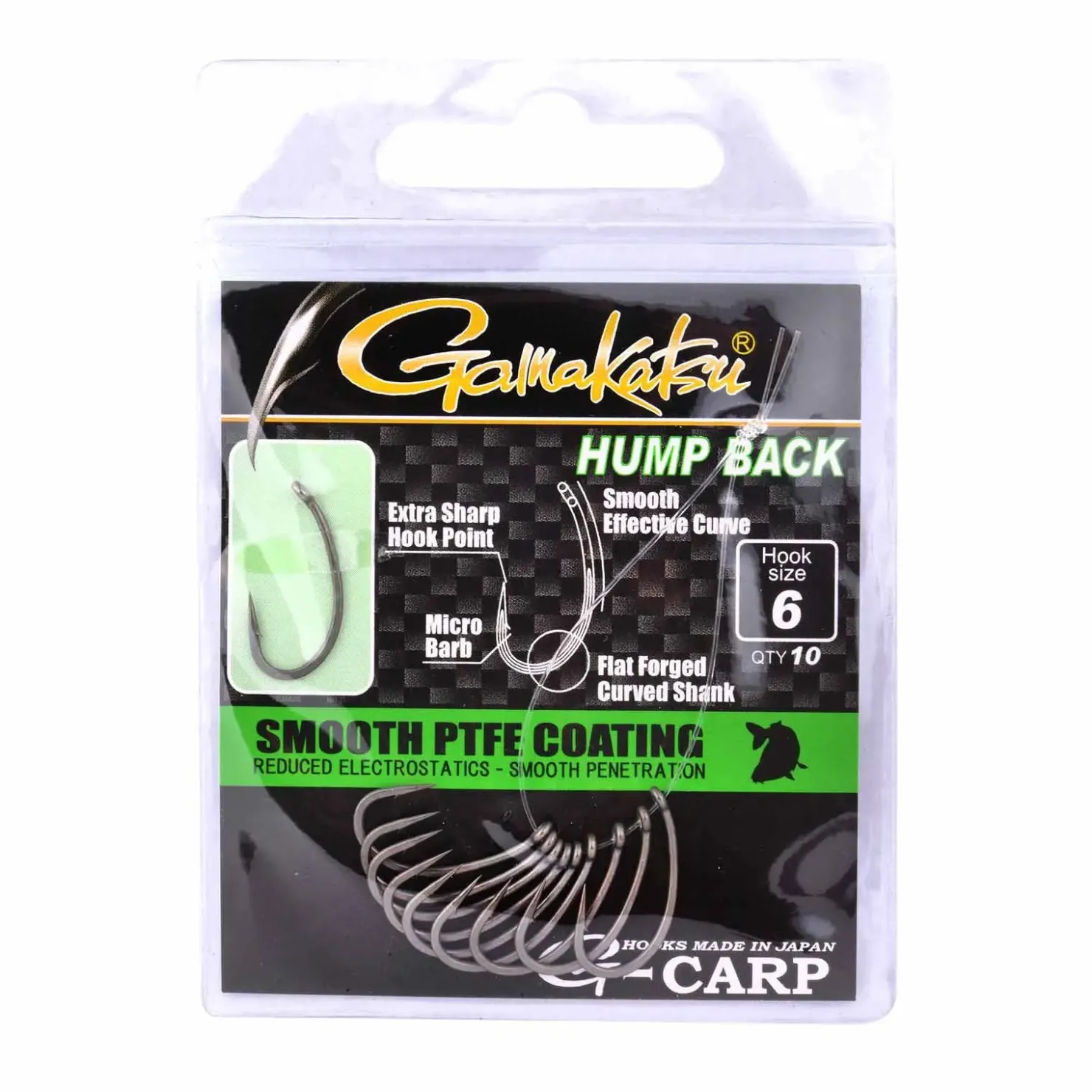 Gamakatsu G-Carp Hump Back Gr. 4 Karpfenhaken| Karpfen Haken|Karpfen Haken