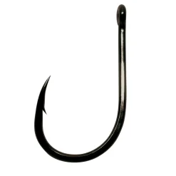 Gamakatsu LS-3313F Ring Eye Black Gr.8 Haken mit Öhr| Forellen Angelhaken|Feederhaken