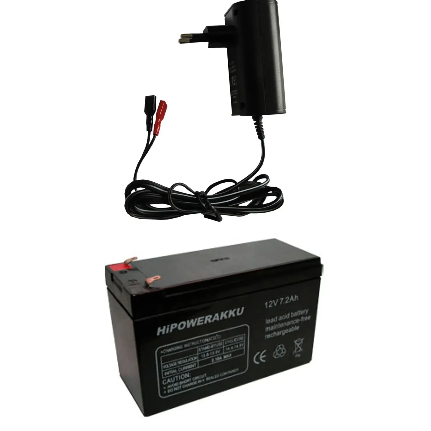 Jewo HiPower Stromversorgungspaket Set 1 Akku und Ladegerät für Echolote| Condor Zubehör|Humminbird Zubehör