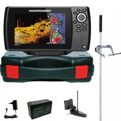 Humminbird Helix 7 Chirp GPS Mega DI G4 Down Imaging GPS Kartenplotter Echolot Portabel Master - Komplett mit Geber| Humminbird Helix 7 Chirp Mega Di Gps G4