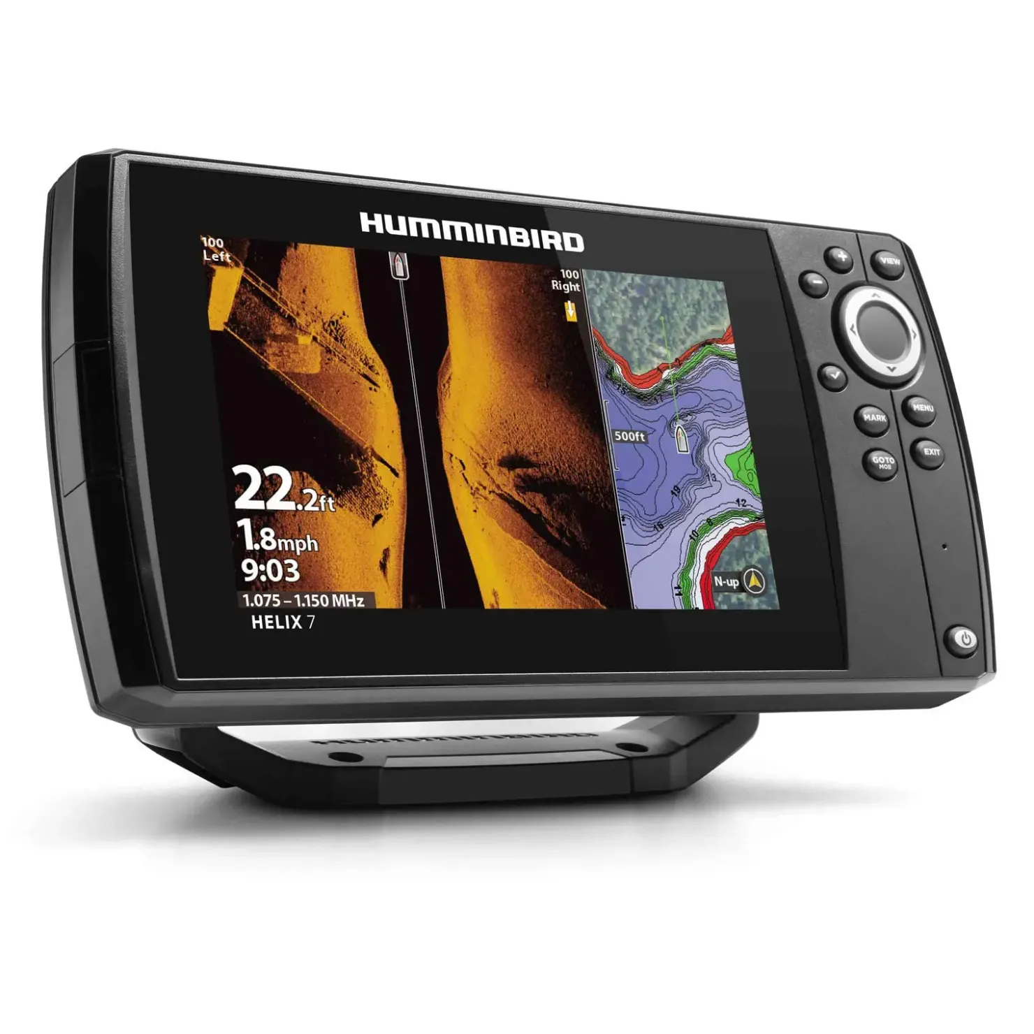 Humminbird Helix 7 Chirp GPS Mega SI G4 Side Imaging GPS Kartenplotter Echolot - Komplett mit Geber| Humminbird Helix 7 Chirp Mega Si Gps G4