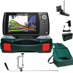 Humminbird Helix 7 Chirp GPS G4 GPS Kartenplotter Echolot Portabel Profi Plus - Komplett mit Geber| Humminbird Helix 7 Chirp Gps G4