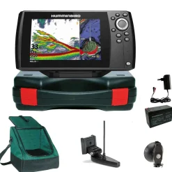 Humminbird Helix 7 Chirp GPS G4 GPS Kartenplotter Echolot Portabel Basic Plus - Komplett mit Geber| Humminbird Helix 7 Chirp Gps G4