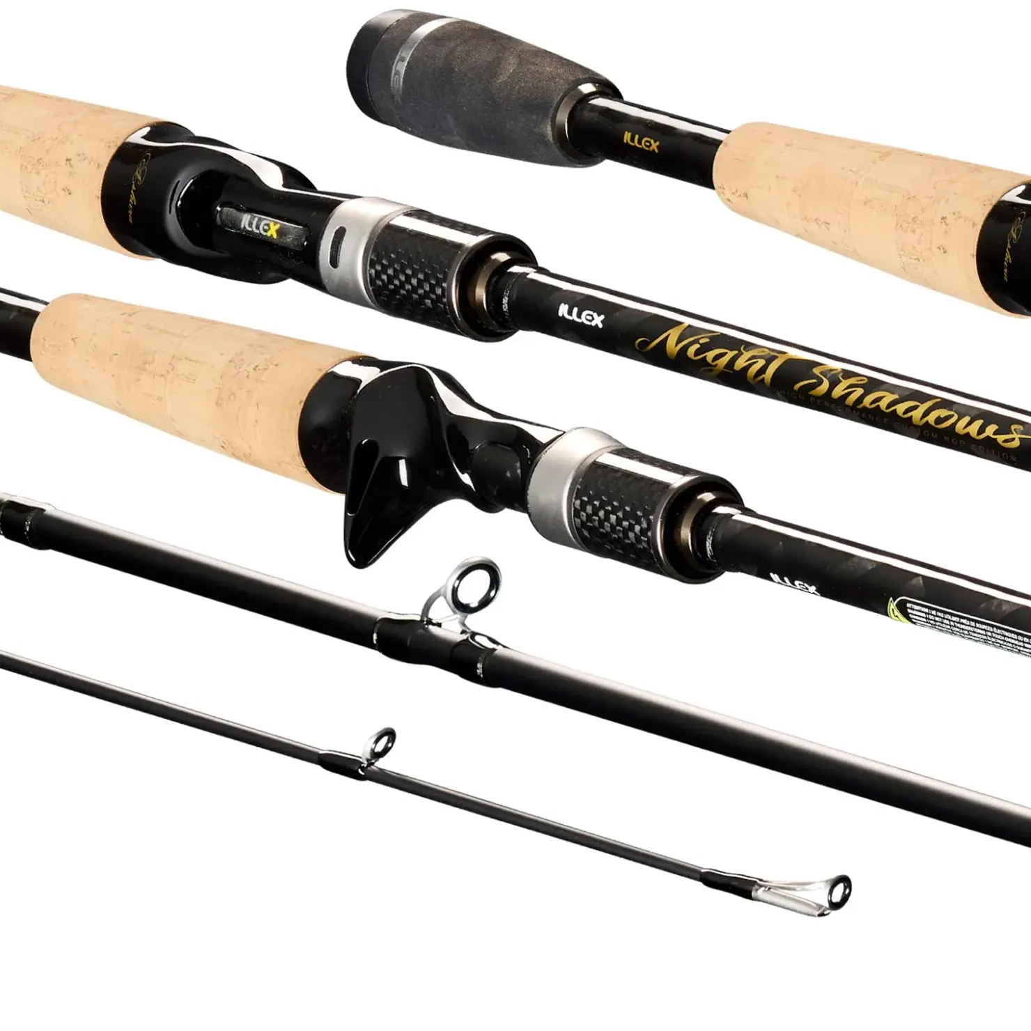 Illex Night Shadows B 220 MH 2,20m 7-28g Power Versatile Baitcastrute| Baitcast Ruten