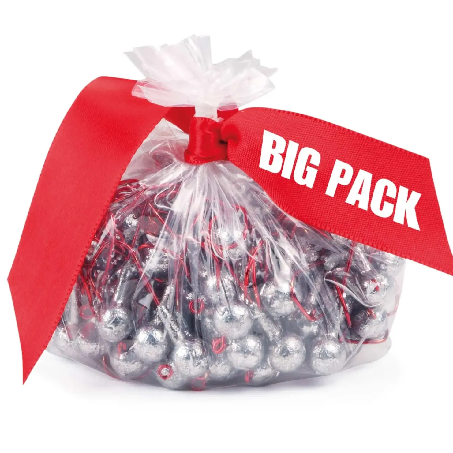 Jackson VMC Jighead Round Big Pack 6/0 für Köderlänge 13–18 cm 24g Jigkopf Jighaken| Jigköpfe|Jighaken