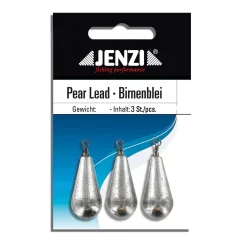Jenzi Birnenblei mit Wirbel 30g| Grundbleie|Laufblei