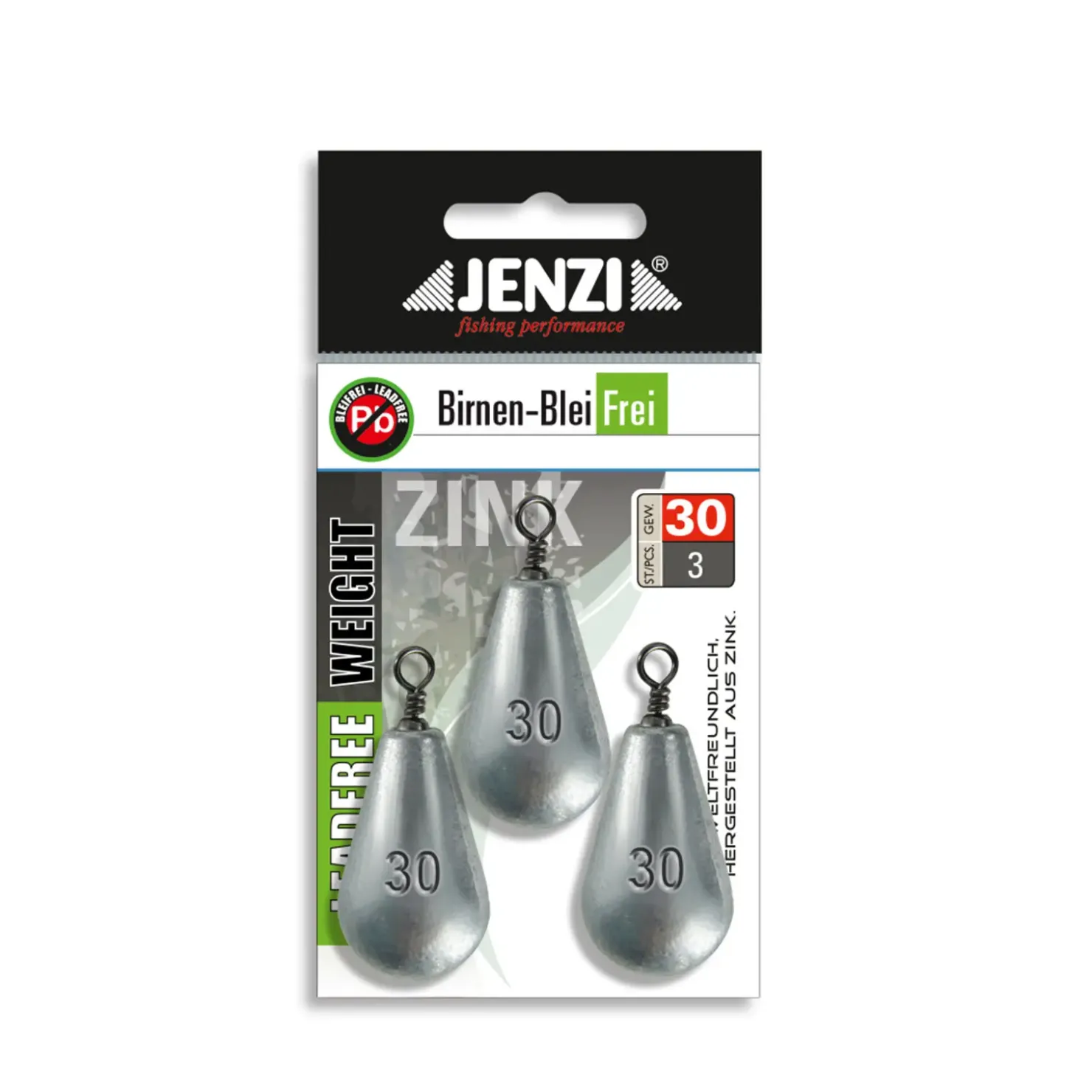 Jenzi Blei-Frei Birnen 3St 30g. Birnenblei| Laufblei