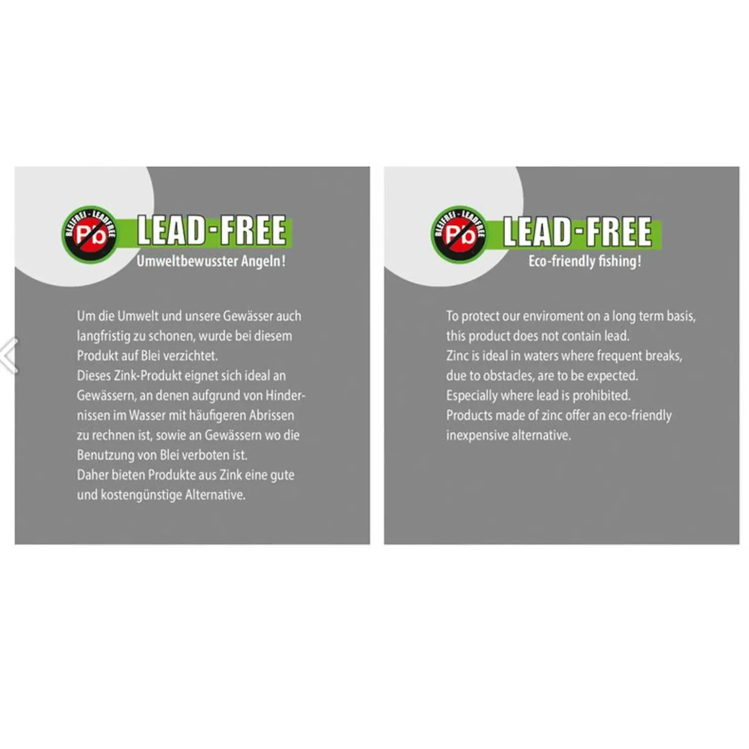 Jenzi Blei-Frei Drop-Shot 3/SB 10g. Drop Shot Blei| Drop Shot Bleie