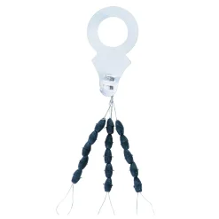 Jenzi Gummi Posenstopper Schwarz Mittel| Posen Zubehör|Angelzubehör Kleinteile