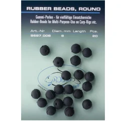 Jenzi Gummiperlen 4mm| Posen Zubehör|Feederzubehör