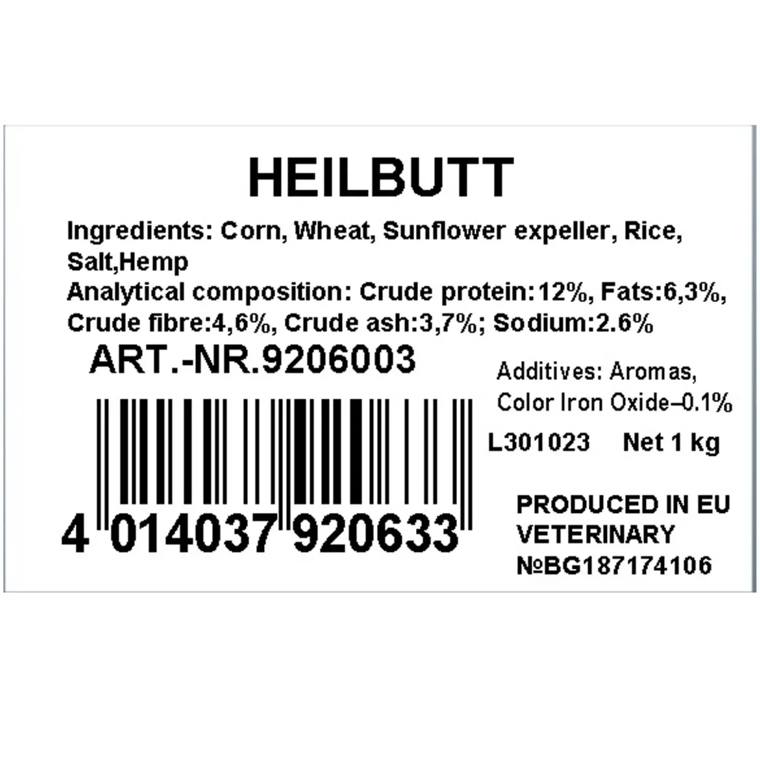 Jenzi Karpfen Spezial Karpfen Heilbutt 1kg| Futter Friedfisch