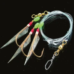 Jenzi Norwegen Paternoster Fischhaut 5/0 Rig Beifänger| Dorsch Beifänger|Rigs & Beifänger