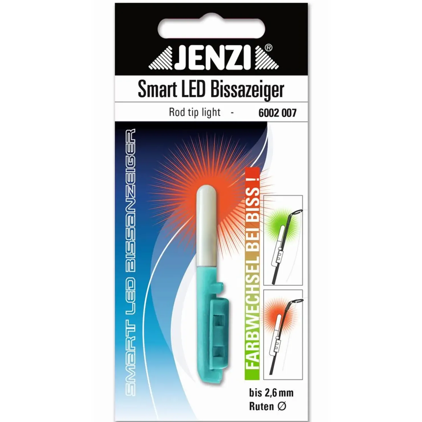 Jenzi Smart LED Tip Light Bissanzeiger| Karpfen Bissanzeiger|Karpfenaktion