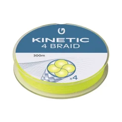 Kinetic 4 Braid 300m 0,25mm/21,0kg Geflochtene Angelschnur| Geflochtene Angelschnur