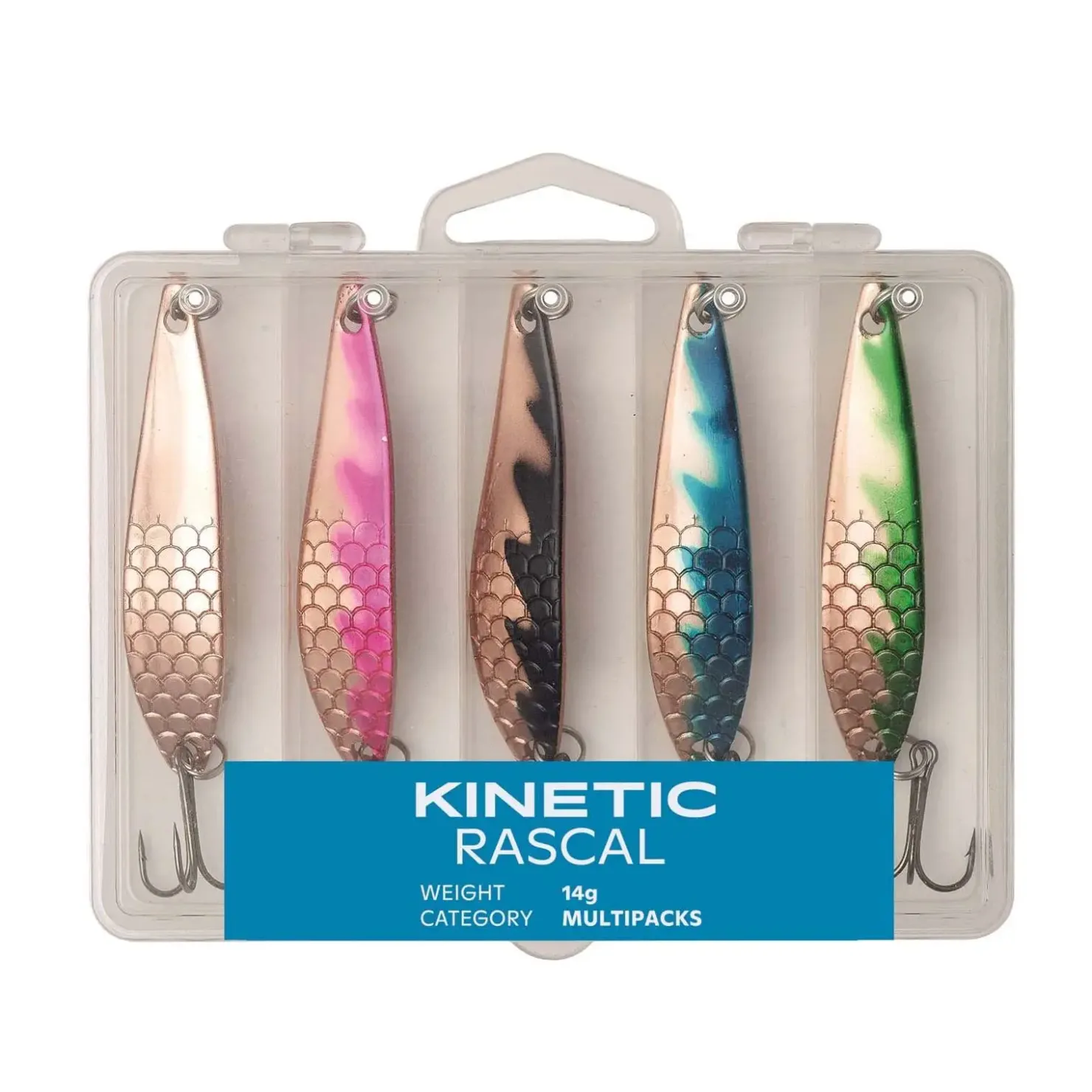 Kinetic Rascal Blinker Set bleifrei – Angelset Raubfisch| Blinker|Barsch Blinker