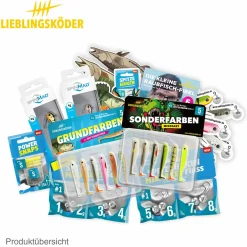 Lieblingsköder Barschbox Köderbundle| Angelset Raubfisch - Zubehör & Köder