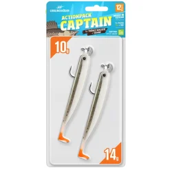 Lieblingsköder 12,5cm Actionpack Gummifisch montiert Set| Hechtköder|Hecht Gummifisch