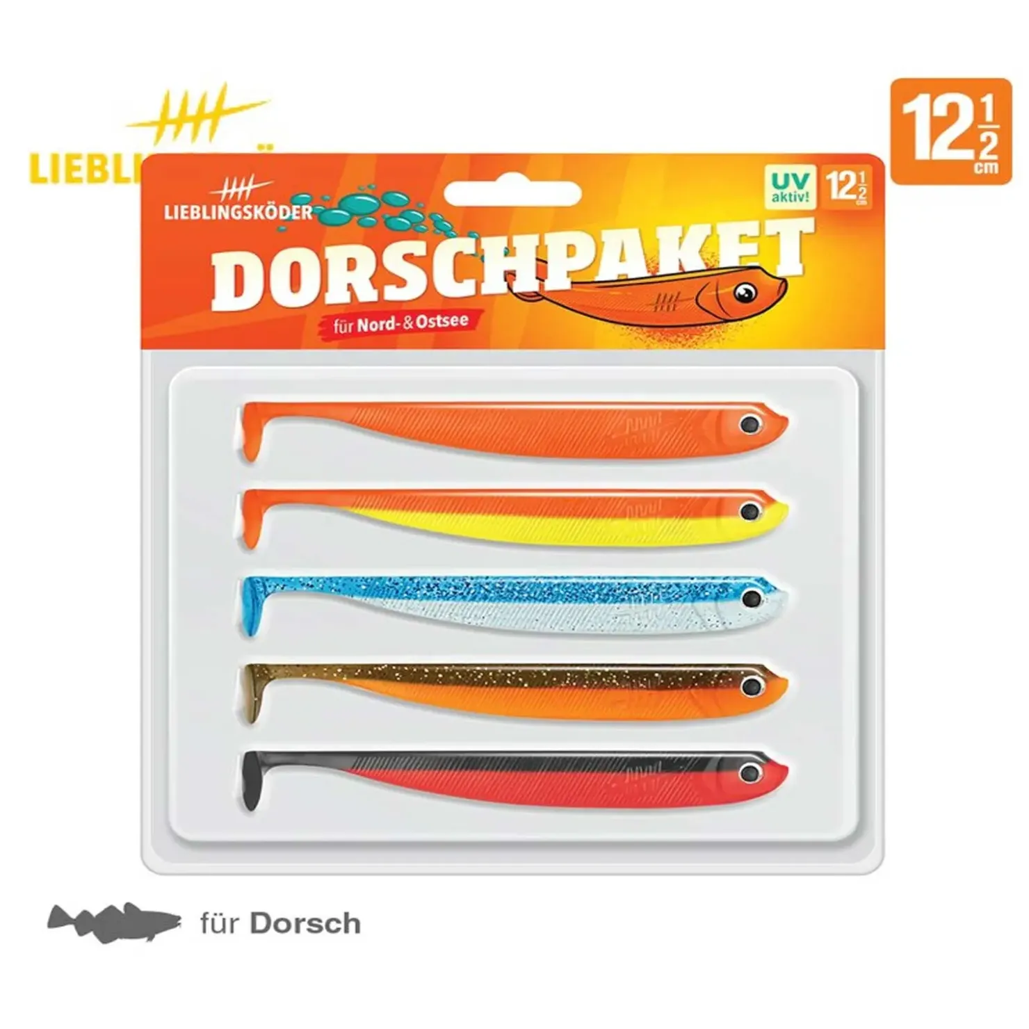 Lieblingsköder 12,5cm Gummifisch| Dorsch Gummifisch|Nordsee Gummifische