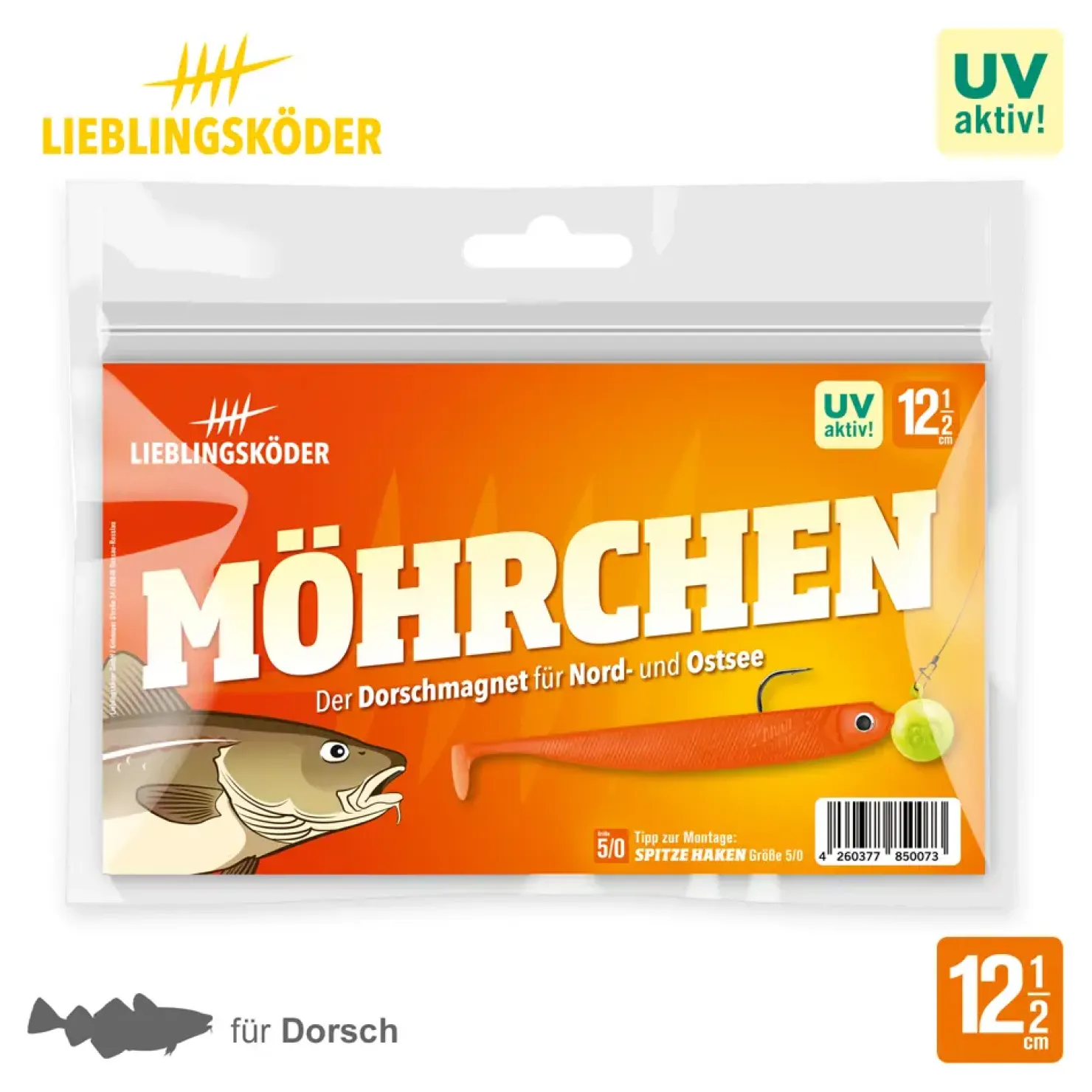 Lieblingsköder 12,5cm Gummifisch| Dorsch Gummifisch|Zanderköder