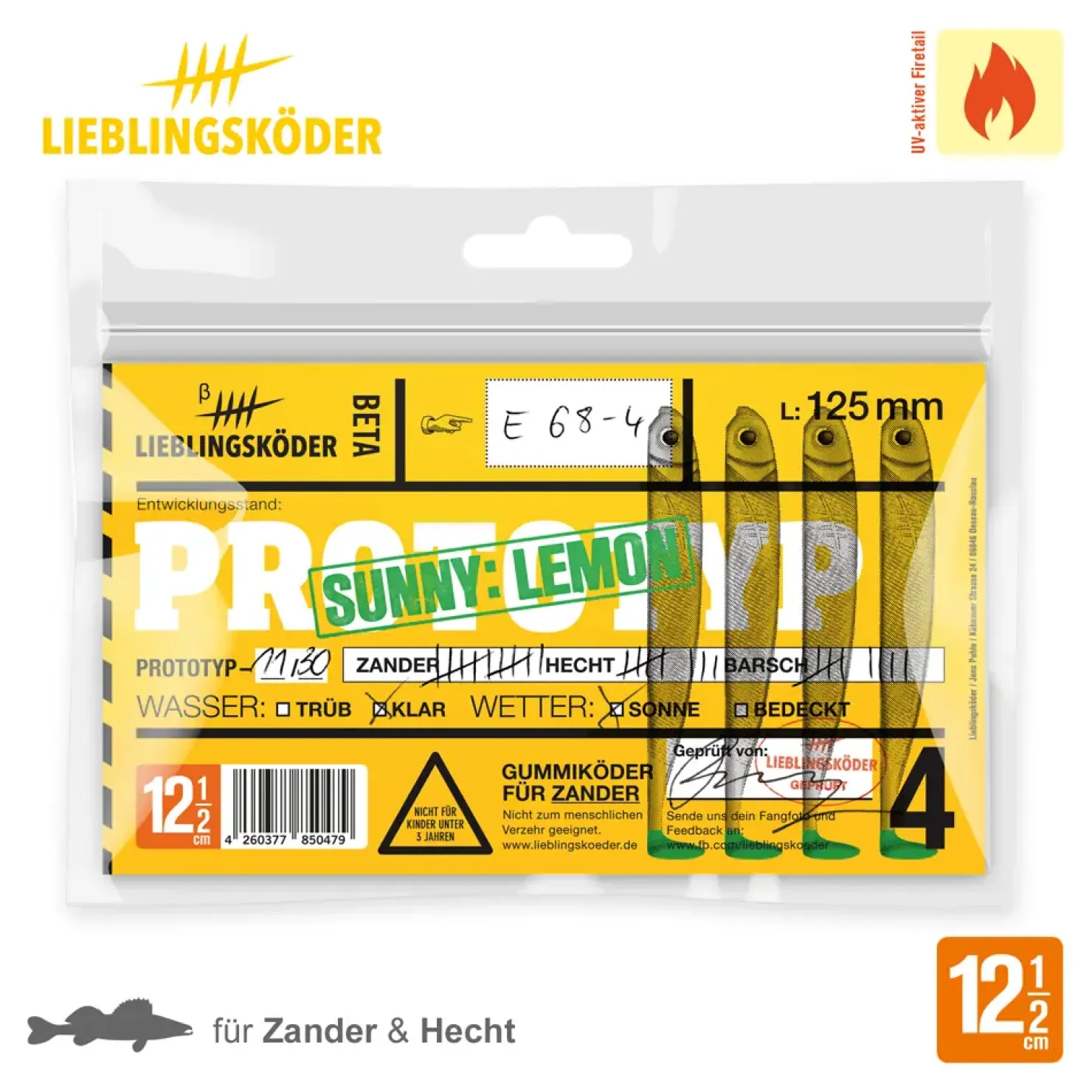 Lieblingsköder 12,5cm Gummifisch| Dorsch Gummifisch|Zanderköder