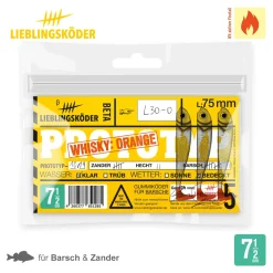 Lieblingsköder 7,5cm Gummifisch| Dorsch Gummifisch|Zander Gummifisch