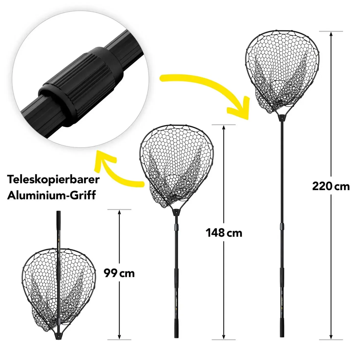 Lieblingsköder Forellen Kescher Ultraboost| Unterfangkescher