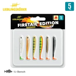 Lieblingsköder Sonderfarben Mixpaket 5cm Gummifisch Set| Barschköder|Barsch Gummiköder
