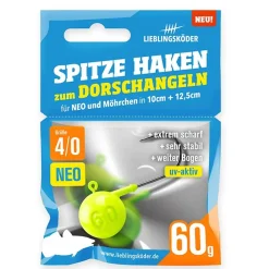 Lieblingsköder Spitze Haken NEO 4/0 60g Jigheads| Jigköpfe