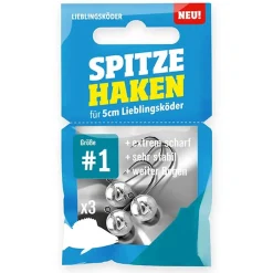 Lieblingsköder Spitze Haken #1 3g Jigheads| Jigköpfe