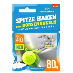 Lieblingsköder Spitze Haken NEO 4/0 80g Jigheads| Jigköpfe