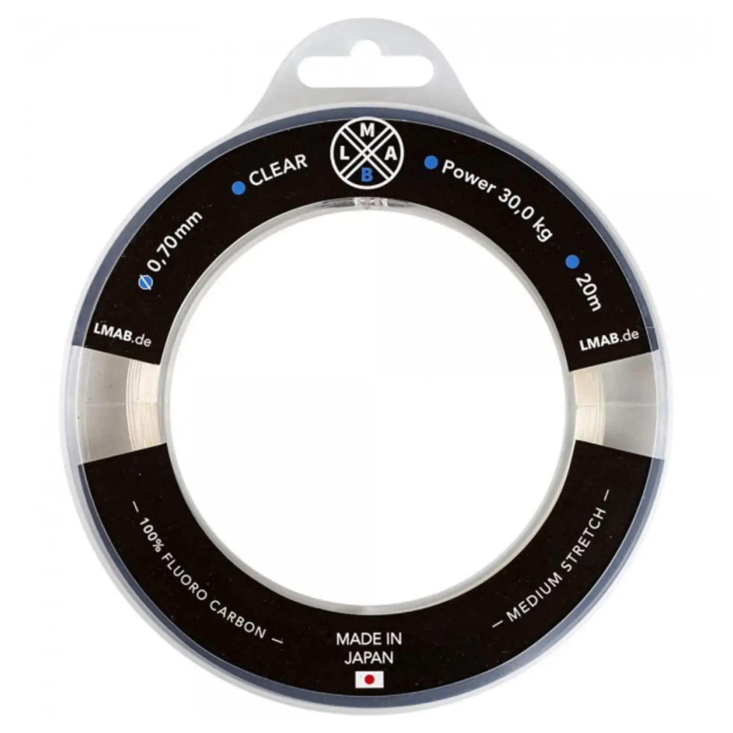 LMAB 100 Pro Fluorocarbon 0.70mm 20m Vorfach| Fluorocarbon Vorfach|Fluorocarbon Angelschnur