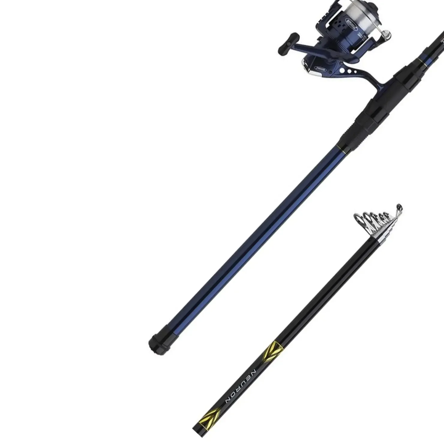 Mitchell Neuron Hering Combo 300-T 30-80g - 5000 komplett Angelset| Heringsangeln Zubehör|Angelcombo Meer