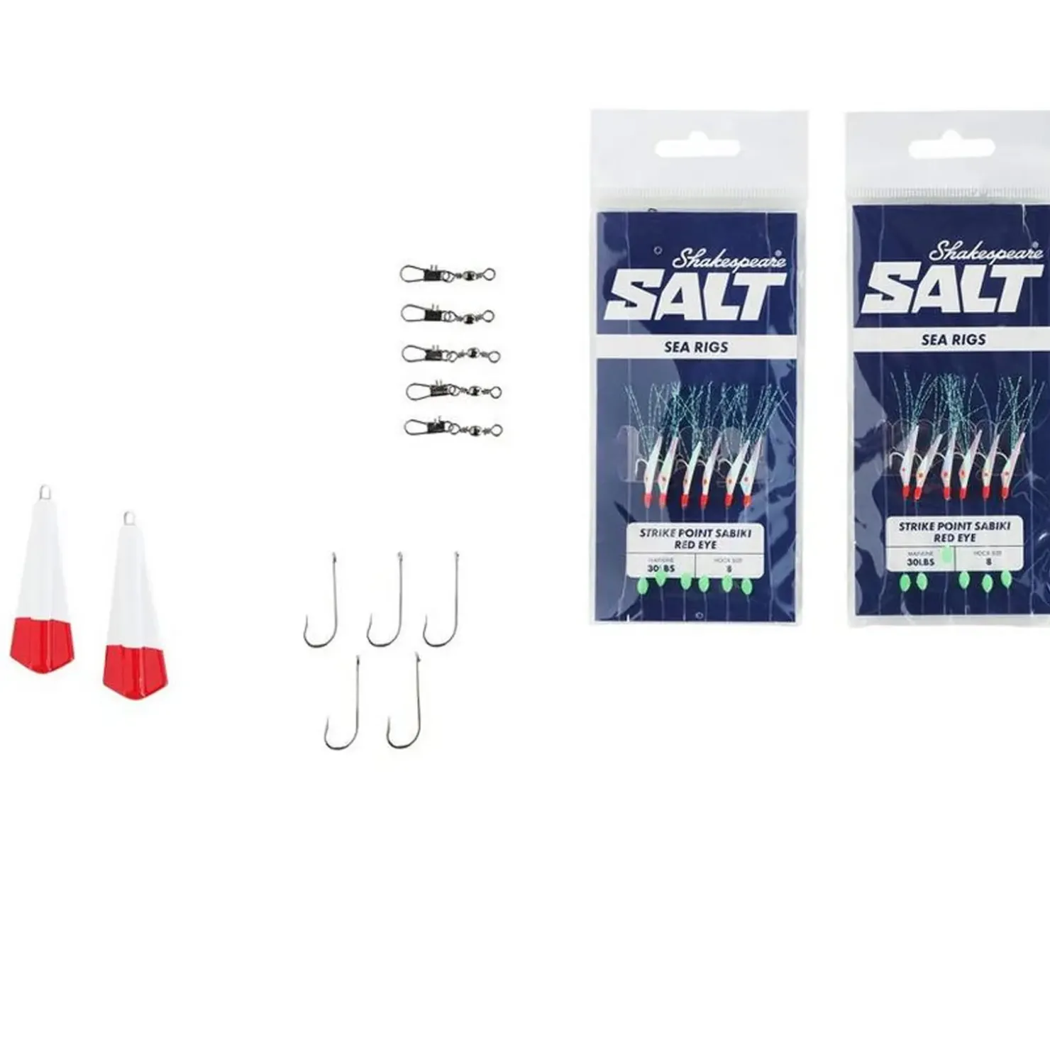 Mitchell Neuron Hering Combo 300-T 30-80g - 5000 komplett Angelset| Heringsangeln Zubehör|Angelcombo Meer