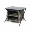 Kevin Nash Group PLC Nash Bank Life Bedside Station Camo Large Angeltisch| Angelschlafsäcke|Angeln Spezial