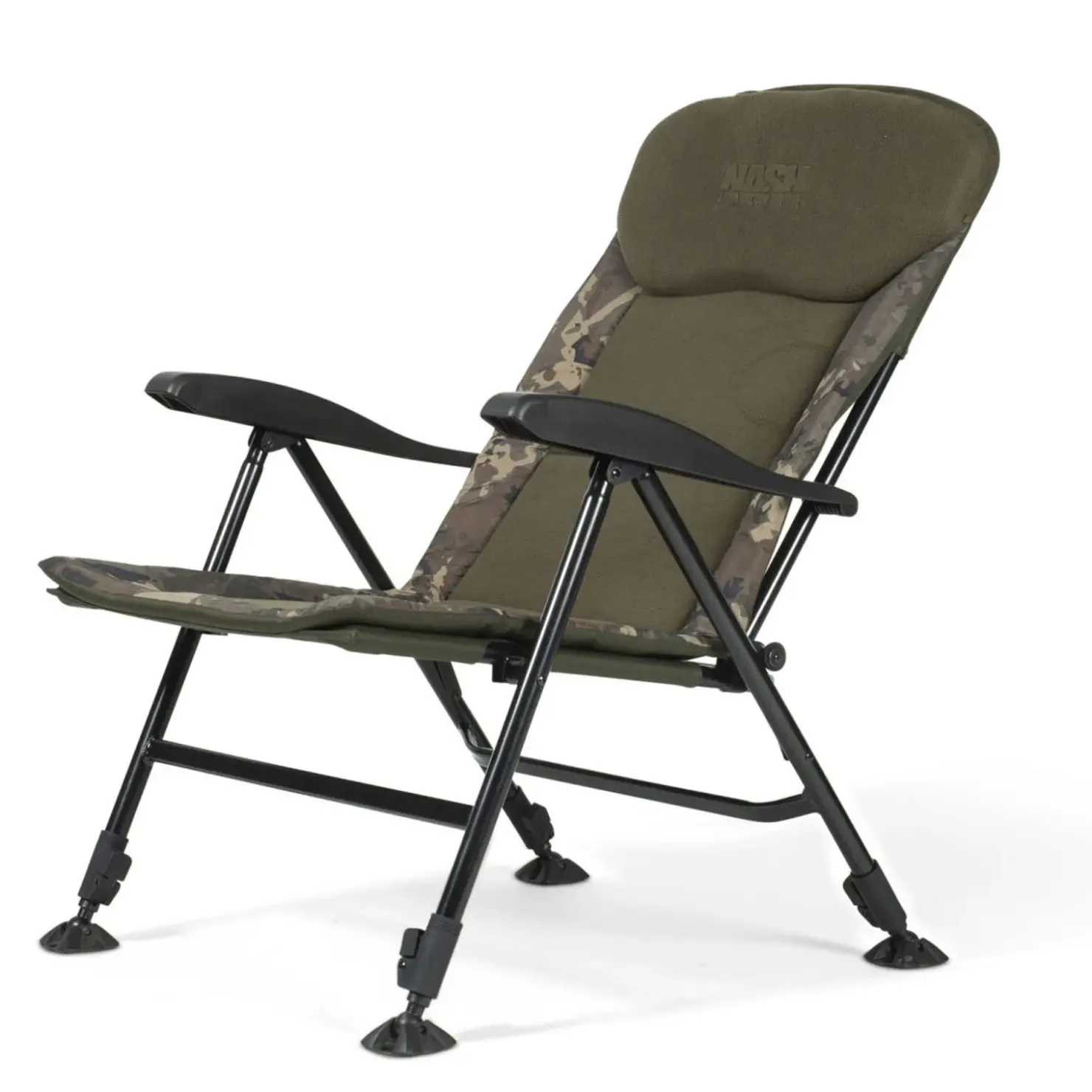 Kevin Nash Group PLC Nash Bank Life Reclining Chair Camo Angelstuhl| Angelstühle & Karpfenstühle|Angelstühle