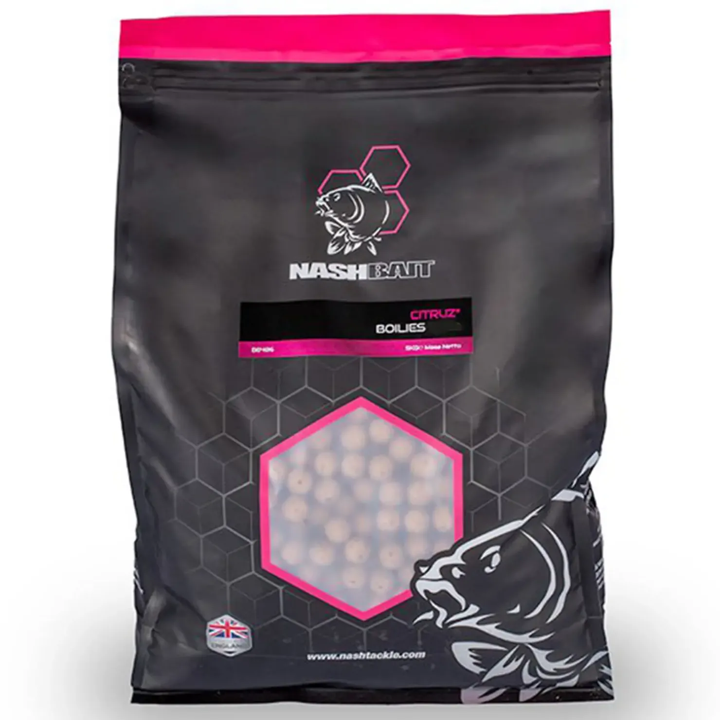 Kevin Nash Group PLC Nash Citruz Boilies 15mm 5kg| Boilies & Pop-Ups|Boilies & Pop-Ups