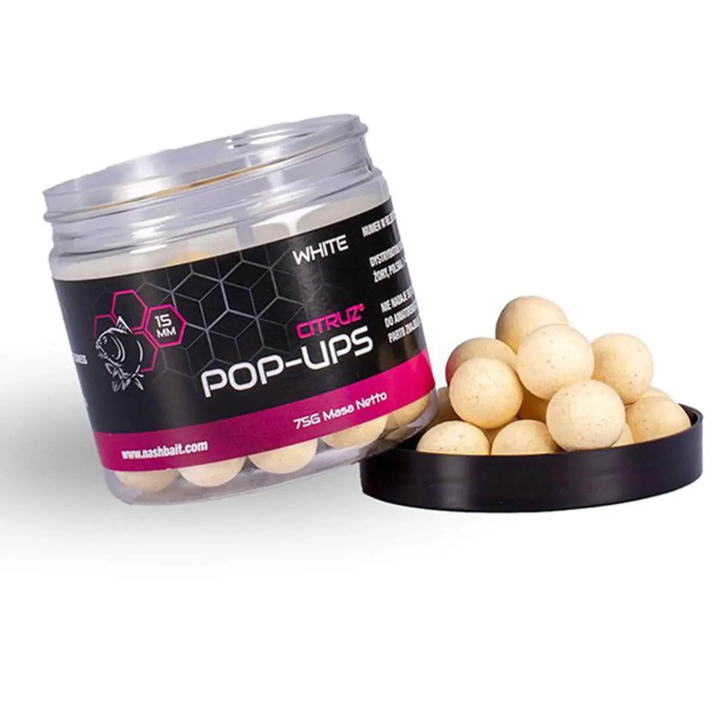 Kevin Nash Group PLC Nash Citruz Pop Ups 20mm 75g| Boilies & Pop-Ups|Boilies & Pop-Ups