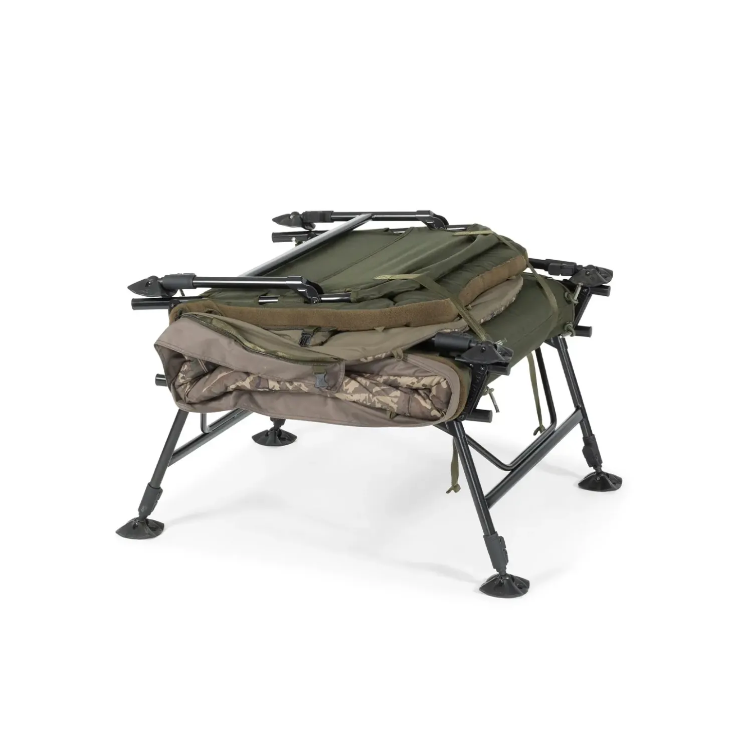 Kevin Nash Group PLC Nash Indulgence HD40 Sleep System 8 Legs Camo Bedchair Angelliege| Angelliegen & Karpfenliegen|Weiteres Karpfen Zubehör