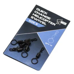 Kevin Nash Group PLC Nash Quick Change Helicopter Swivel Wirbel Karpfenangeln Zubehör| Weiteres Karpfen Zubehör|Kugellagerwirbel