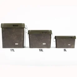 Kevin Nash Group PLC Nash Spot On Rectangular Bucket 5L Eimer| Karpfen Taschen & Boxen|Angelzubehör Kleinteile
