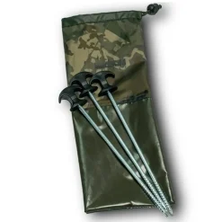 Kevin Nash Group PLC Nash Titan Bivvy Peg 30cm 10 Piece Set Heringe Zeltzubehör| Weiteres Karpfen Zubehör|Angelzubehör Kleinteile