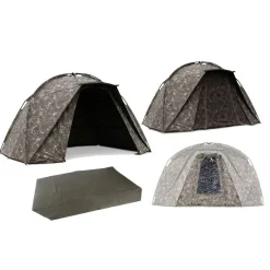 Kevin Nash Group PLC Nash Titan Hide Camo Pro XL Full System Angelzelt Komplettset| Angelzelte|Weiteres Karpfen Zubehör
