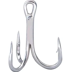 Owner Hooks Owner ST66 Drillinge #4/0 5 Stück - silber Angelhaken| Wallerhaken & Rigs|Meereshaken