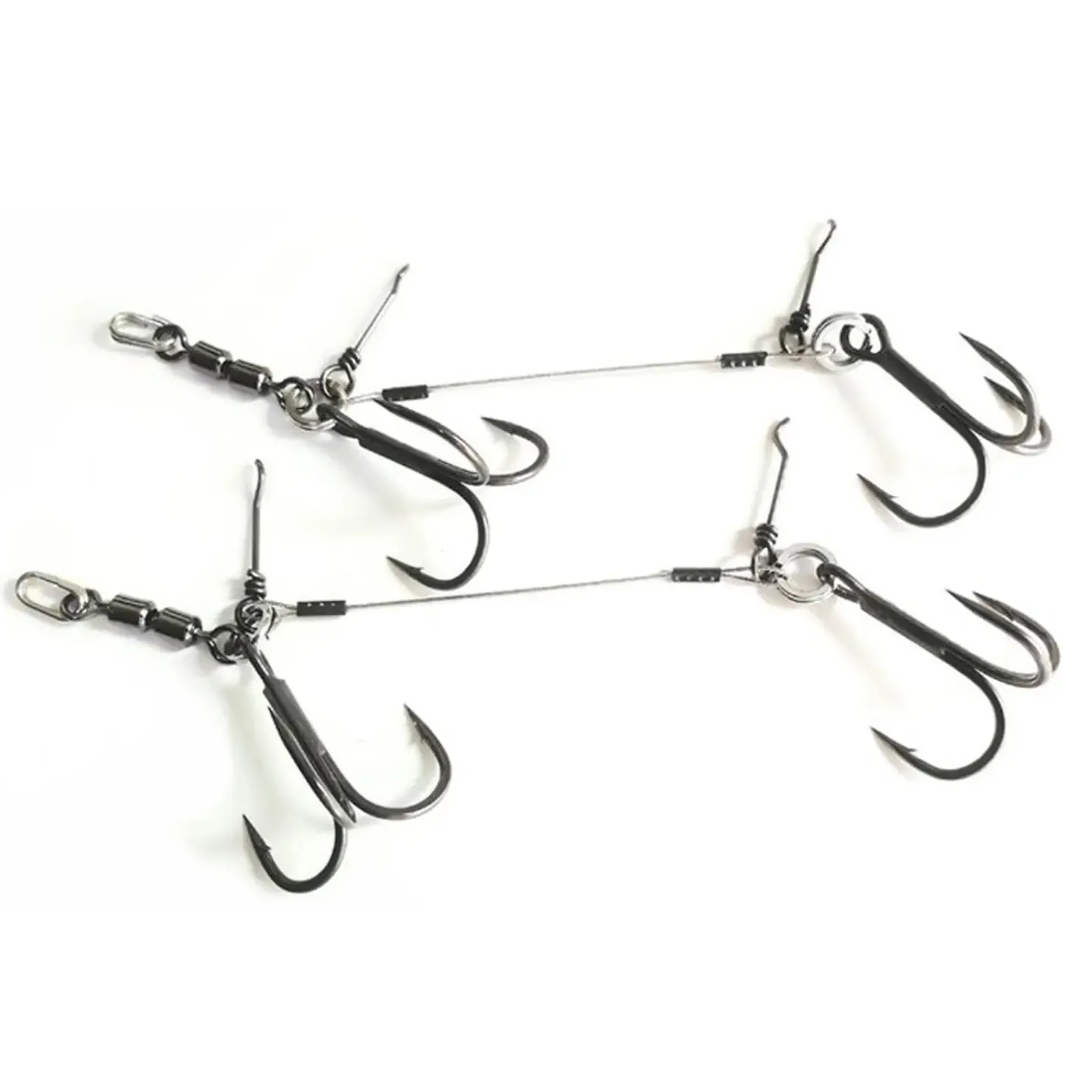 Pikecraft Fishing Pikecraft Swivel Stinger Rig L BKK 1/0 16-20cm 2pcs| Stinger Kurzvorfach
