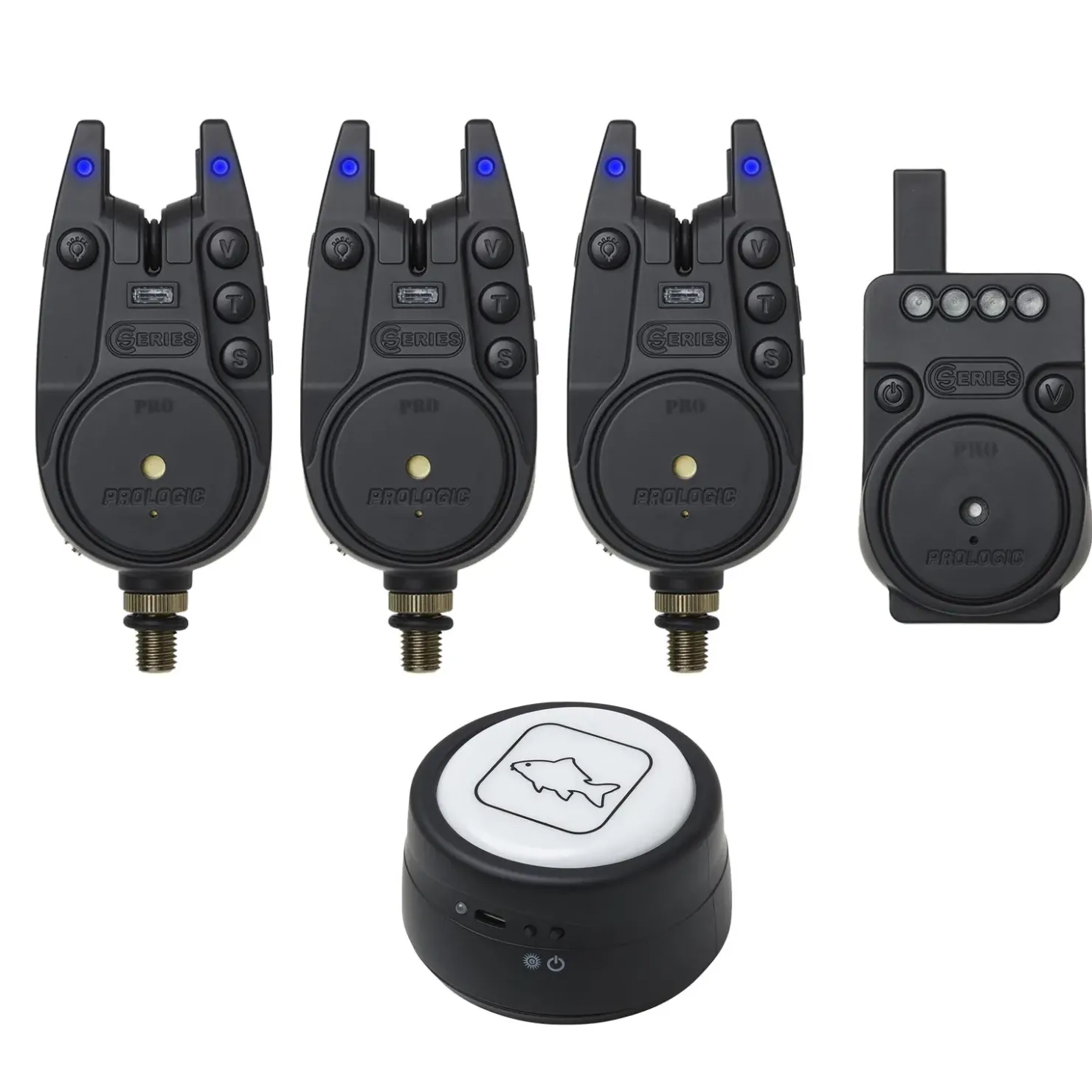 Prologic C-Series Pro Alarm Set 3+1+1 Bissanzeigerset| Karpfen Bissanzeiger|Karpfen Bissanzeiger