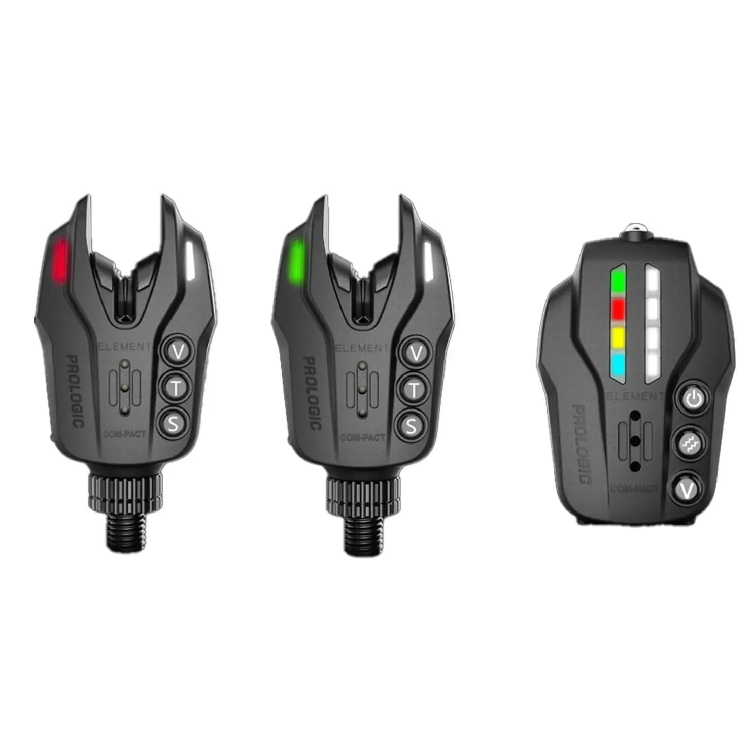 Prologic Element Com-Pact Alarm Set 2+1 Elektronischer Bissanzeiger-Set| Karpfen Bissanzeiger|Karpfen Bissanzeiger