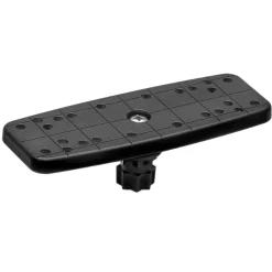 Railblaza Drehbare Plattform 160x60mm für Echolote| Belly Boot Zubehör|Angelboot Zubehör